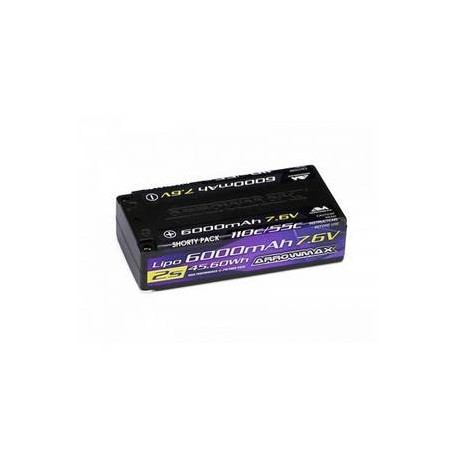 ArrowMax LiHv 7,6V 6000mAh 55C Shorty