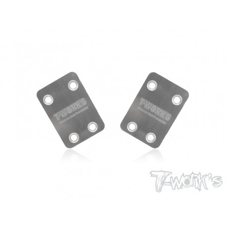 T-works Rear Chassis Skid Plate Kyosho 2pcs.