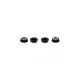 ARROWMAX Alu 1/8th Wheel Nuts Closed End / Lightweight Black