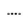 ARROWMAX Alu 1/8th Wheel Nuts Closed End / Lightweight Gray