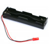 HRC Racing Batteriehalterung AA 4 Zellen Lang 2*2 mit BEC Stecker