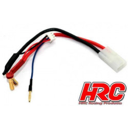 HRC Racing Fahr und Ladekabel 4mm Gold Stecker zu Tamiya und Balancer Stecker