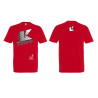 Kyosho T-Shirt K-Circle22 Red L
