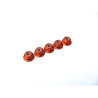 Hiro Seiko 2mm Alloy Flange Nylon Nut orange