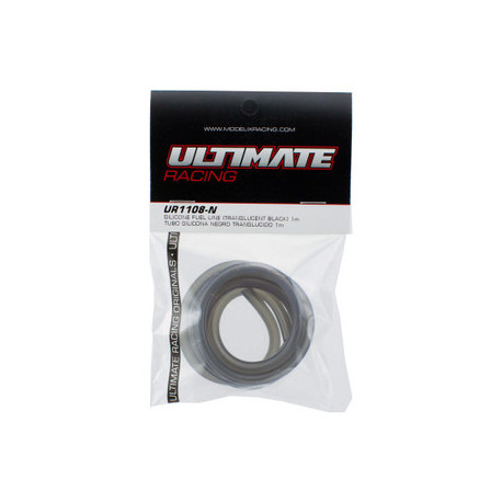 ULTIMATE RC SILIKON SPRITSCHLAUCH SCHWARZ 2.5X6MM 1 METER