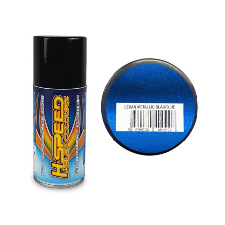 H-SPEED Lexan Spray Metallic blau 150ml