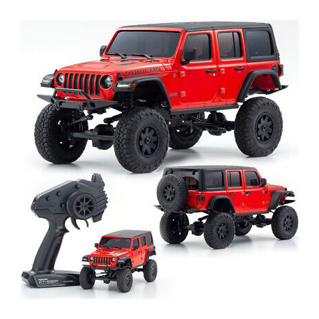 Kyosho Mini-Z 4X4 MX-01 Jeep Wrangler Rubicon Firecracker rot