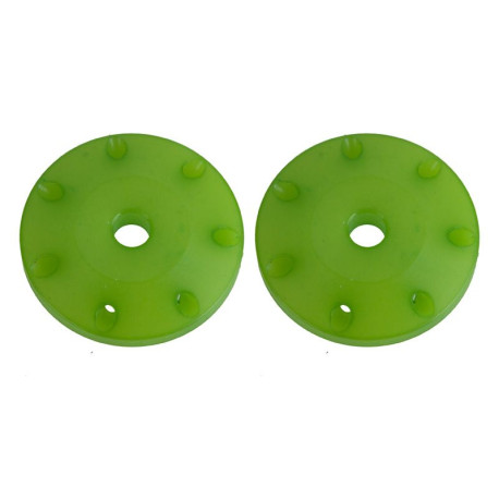 Ultimate RC Stoßdämpfer Kolbenplatten 7x1.3mm (2) konisch 16mm schräge Löcher