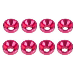 Ultimate RC 3mm Pink Aluminium Unterlegscheibe Servo (8)