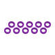 Ultimate Aluminum Shim 3x6x1 mm Purple x10 pcs