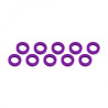 Ultimate Aluminum Shim 3x6x1 mm Purple x10 pcs