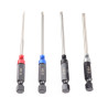 RUDDOG RP-0668 Metrischer Sechskant 1-4" Elektrowerkzeug-Schlüsselsatz (1,5 - 2,0 - 2,5 - 3,0mm)