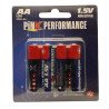 Pink Performance Alkaline Batteries AA 1.5V (x4) PPA-AA