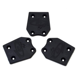 DE Racing MBX8 XD "Extreme Duty" Rear Skid Plates (3)