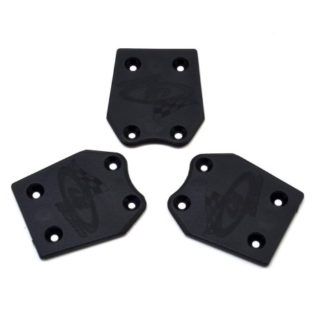 DE Racing MBX8 XD "Extreme Duty" Rear Skid Plates (3)
