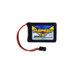 H-SPEED 3000mAh 3,7V TX LiPo Abmessungen: 61x46x9mm für zB. SANWA MT44