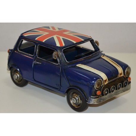 Oldtimer Mini blau